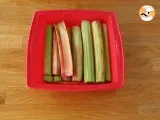 Rhubarb cake - Preparation step 3