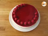 Raspberry mousse cake - Video recipe - Preparation step 14