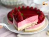 Raspberry mousse cake - Video recipe - Preparation step 16