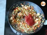 Quesadillas chicken and avocado - Preparation step 3