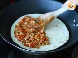 Quesadillas chicken and avocado - Preparation step 4