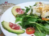 Parma Ham Avocado Salad with White Truffle Honey - Preparation step 4