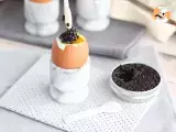 Soft-boiled egg with caviar - Preparation step 2