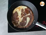 Marble crepes chocolate and vanilla - Preparation step 5