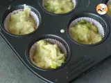 Creamed leeks muffins - Preparation step 5