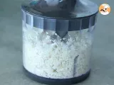 Cauliflower rice as tabbouleh - Preparation step 1
