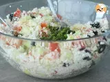 Cauliflower rice as tabbouleh - Preparation step 2