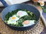 Creamed spinach with eggs - Preparation step 4