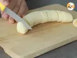 Banana and vanilla milkshake - Preparation step 1