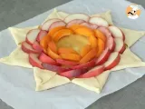Flaky star tart with fruits - Preparation step 3