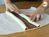 Chocolate palmiers - Preparation step 2