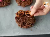 Crunchy chocolate and cereals reindeers - christmas snack - Preparation step 3