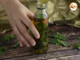 Homemade basil oil - Preparation step 1