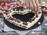 Heart cake Kinder - Preparation step 11