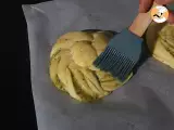 Braided breads stuffed with pesto - Preparation step 7