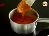 Chicken enchiladas with chili tomato sauce - Preparation step 3