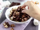 Chocolate and marshmallow popcorns - Preparation step 7