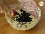 Blueberry cake, the French Tourte des Pyrénées - Preparation step 2