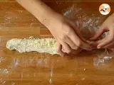 Rosemary and mozzarella pretzels - Preparation step 4