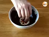 Mini waffles with chocolate - Preparation step 5