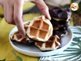 Mini waffles with chocolate - Preparation step 6