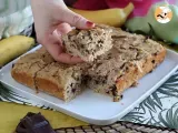 Banana bread with chocolate - Vegan and gluten free - Preparation step 5