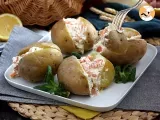 Stuffed potatoes with cream cheese and salmon - Preparation step 4