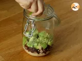 Salad jar Mexican style - Preparation step 3