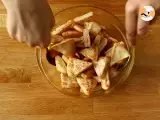 Homemade pita chips - Preparation step 3