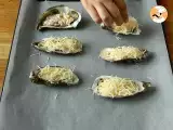 Oysters au gratin - Preparation step 3