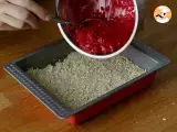 Crumble bars with raspberries, the best snack - Preparation step 3
