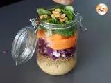 Jar salad: our easy-to-make vegetarian version - Preparation step 5