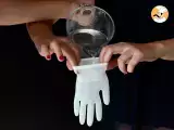 Halloween cocktail with spooky hand ice cube - with video tutorial ! - Preparation step 1