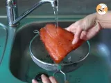 Gravlax, the Swedish-style marinated salmon - Preparation step 4