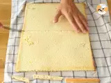 Mango and raspberry cake log - Preparation step 8