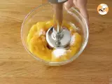 Mango and raspberry cake log - Preparation step 11