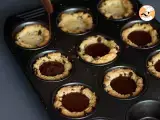 Cookie cups stuffed with chocolate ganache carrot pot style - Preparation step 7