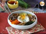 Bibimbap, the traditional Korean dish - Preparation step 13