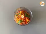 Pasta with peppers and fresh cheese, the best pasta dish for summer days - Preparation step 4