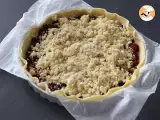Express crumble tart with red berries - Preparation step 4