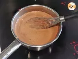 Ultra creamy chocolate flan - Preparation step 4