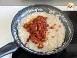 Risotto with 'nduja sausage, the perfect dish for spicy lovers! - Preparation step 5