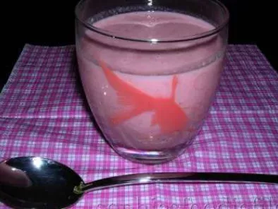 A strawberry smoothie