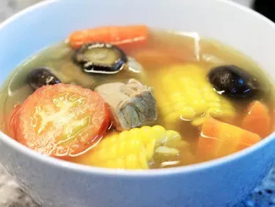 ABC Soup with Pork Ribs - A Nutritious Soup