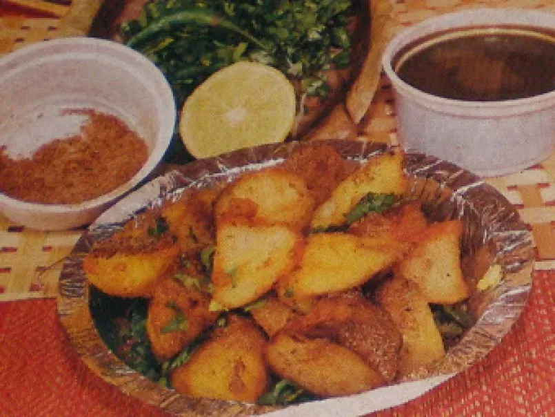 Aloo Chaat, Spicy Paneer Pakoras & Crispy Potato Salad