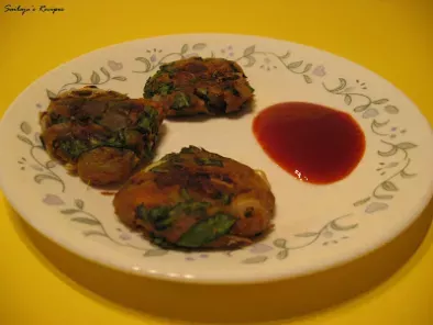Aloo Palak Patties (Potato Spinach Patties) - photo 2