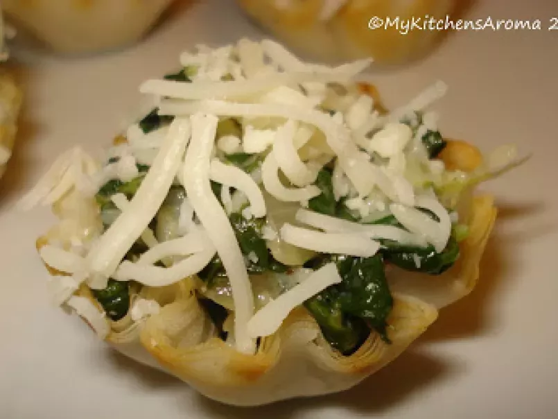Appetizers - Spinach-Artichoke Phyllo cups - photo 2