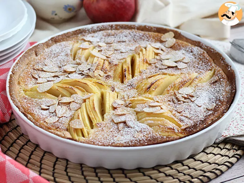 Apple and almond pie - Tarte Normande