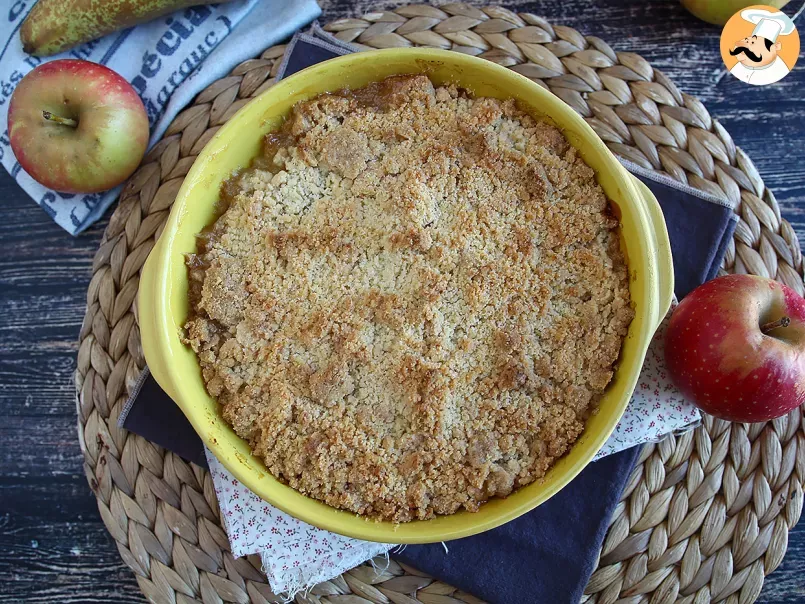 Apple and pear crumble: the most delicious dessert! - photo 2