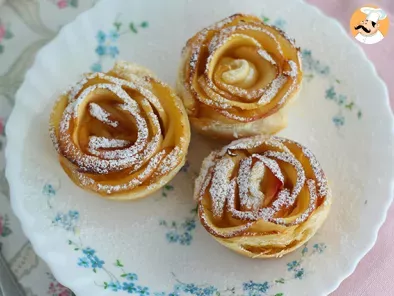 Apple roses in puff pastry - photo 4